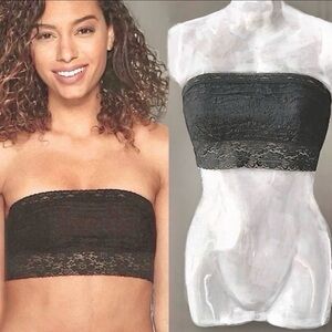Free People Intimately NWT Scallop Lace Front Padding Bandeau Bralette, Sml